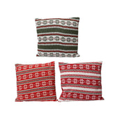 Decoris Polyester Cushion Knitted 43 x 43cm (3 Assorted)